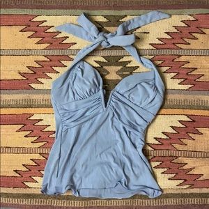 Blue Halter Top 🦋